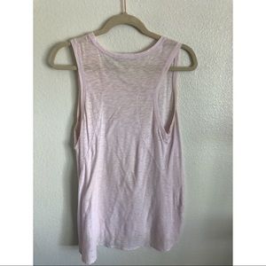 Athleta Cotton Sheer Lavender Tank